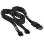 Corsair premium w oplocie 2x 8-Pin do 12V-2x6, kabel do zasilacza Type-5 - czarny
