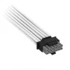 Corsair premium w oplocie 12V-2x6 do 2x 6+2-pin PCIe, uniwersalny - biały