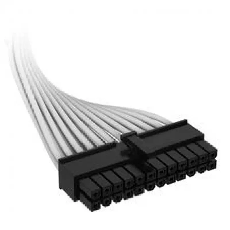 Corsair premium w oplocie 24-Pin-kabel ATX, Gen 5, do zasilaczy Type 5 - biały