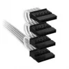Corsair premium w oplocie 4x kabel zasilający SATA, do zasilacza Type-5 - Biały