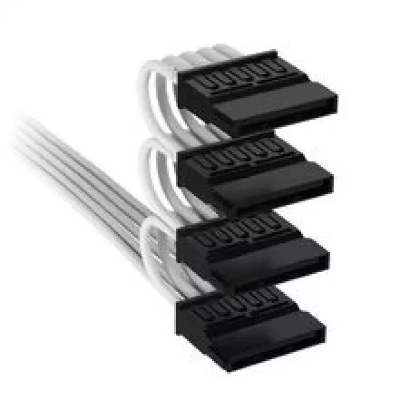 Corsair premium w oplocie 4x kabel zasilający SATA, do zasilacza Type-5 - Biały