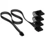 Corsair premium w oplocie 4x 4-Pin-Molex-Cable, do zasilacza Type-5 - czarny