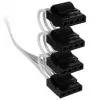 Corsair premium w oplocie 4x 4-Pin-Molex-Cable, do zasilacza Type-5 - biały