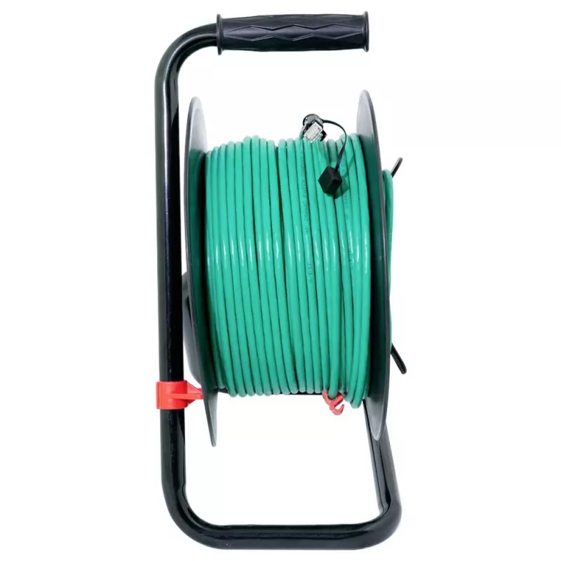 Logilink Szpula kabla sieciowego zielona CAT 6A S/FTP, 80 m | CQ3080S