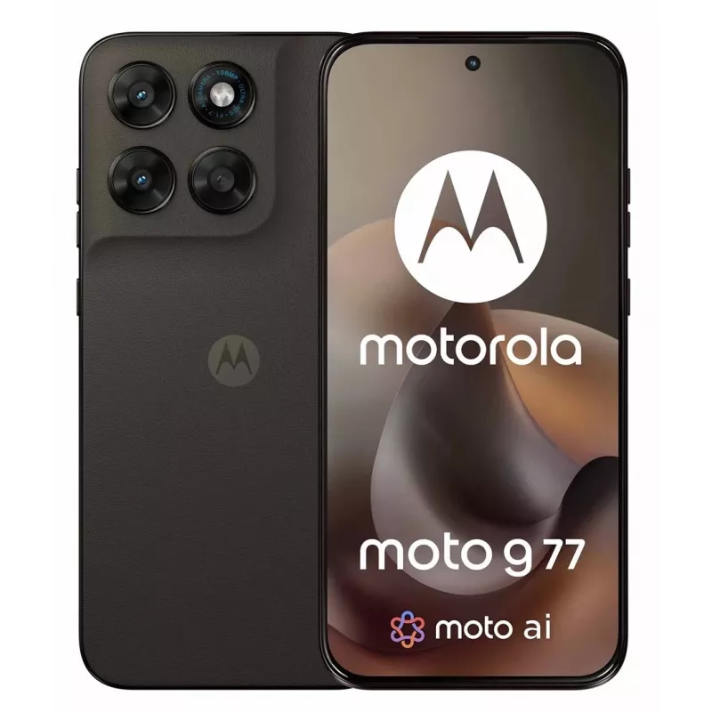 Smartfon Motorola G77 5G — 12 GB RAM, 256 GB, 6,78 cala 120 Hz pOLED, Dimensity 6400, 108+8 MP, NFC, IP64