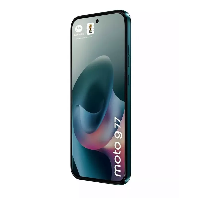 Smartfon Motorola G77 5G 12/256GB Shaded Spruce — 6,78 cala 120 Hz pOLED, Dimensity 6400, 108+8 Mpix, NFC, IP64