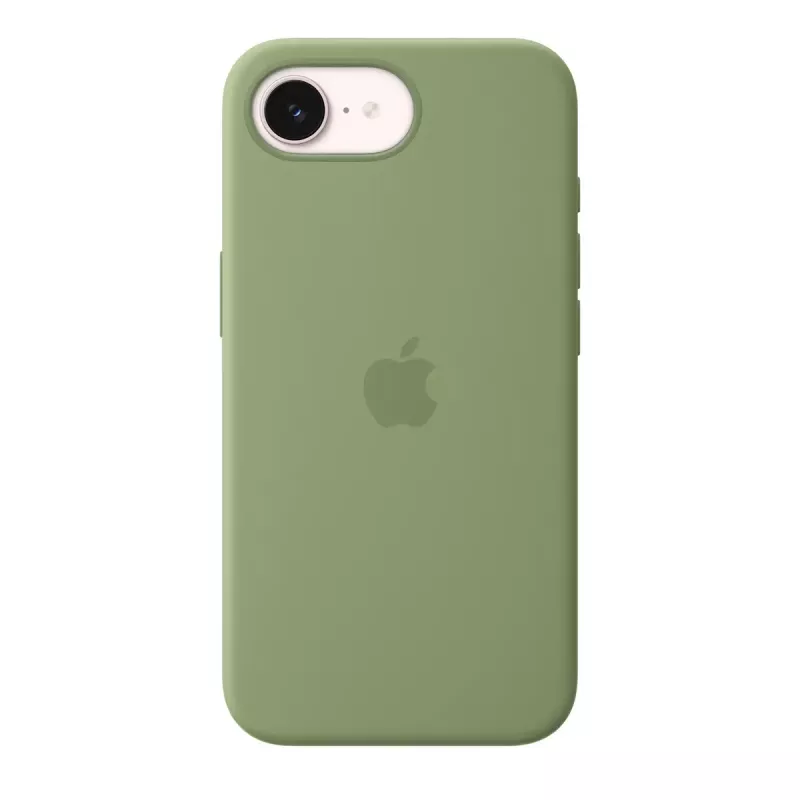 Ochronne etui silikonowe z MagSafe dla Apple iPhone 17e — Light Moss, pasuje do ekranów 15,5 cm (6,1 cala)