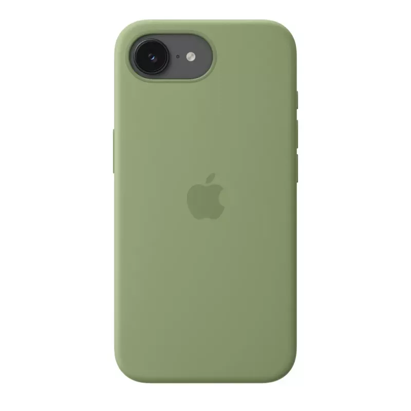 Ochronne etui silikonowe z MagSafe dla Apple iPhone 17e — Light Moss, pasuje do ekranów 15,5 cm (6,1 cala)