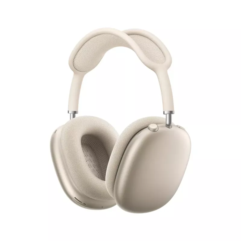 Bezprzewodowy zestaw słuchawkowy Apple AirPods Max 2 Starlight — wokółuszne, pałąk na głowę, 386,2 g