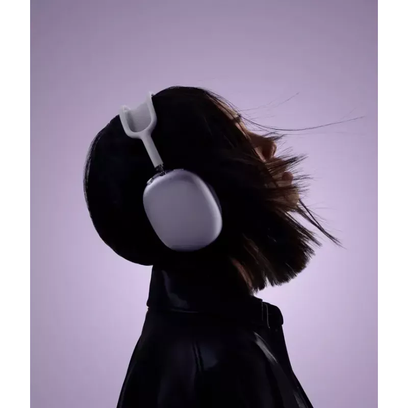 Bezprzewodowy zestaw słuchawkowy Apple AirPods Max 2 Starlight — wokółuszne, pałąk na głowę, 386,2 g