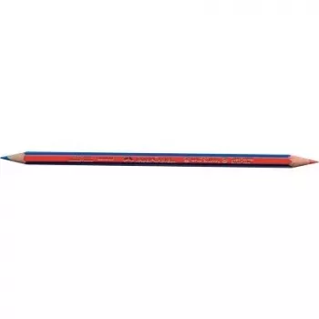Kredki ołówkowe Faber-Castell 116000 niebieskie czerwone 12 szt.
