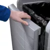 Kosz na odpady Hailo ProfiLine WSB Design Plus XXXL — prostokątny ABS szary, szerokość 500 mm, głębokość 470 mm, wysokość 110 mm