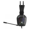 Przewodowy headset USB gamingowy DEFENDER GOTHIC RGB z mikrofonem, czarny