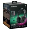 Przewodowy headset USB gamingowy DEFENDER GOTHIC RGB z mikrofonem, czarny