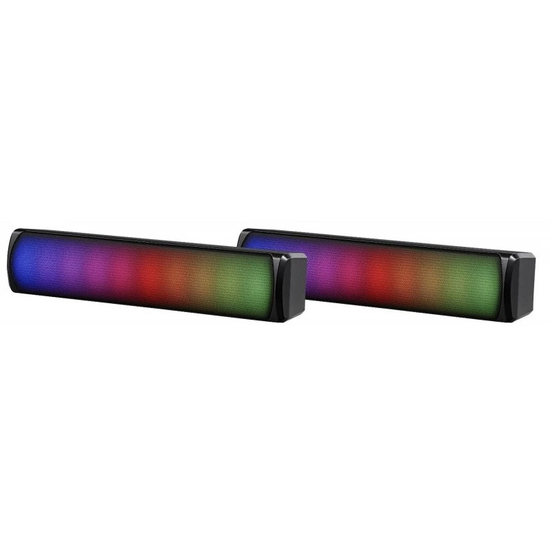 Głośniki komputerowe DEFENDER SKYPULSE 2.0, Bluetooth, USB, 10W, podświetlenie RGB