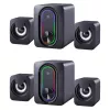 Głośniki komputerowe DEFENDER 2.1 G14 — 11 W, zasilanie USB, Bluetooth, podświetlenie LED RGB