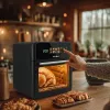 Frytownica beztłuszczowa GreenBlue GB950 1800W, pojemność 10 l, 8 programów, panel dotykowy, timer, czarna