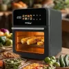 Frytownica beztłuszczowa GreenBlue GB950 1800W, pojemność 10 l, 8 programów, panel dotykowy, timer, czarna