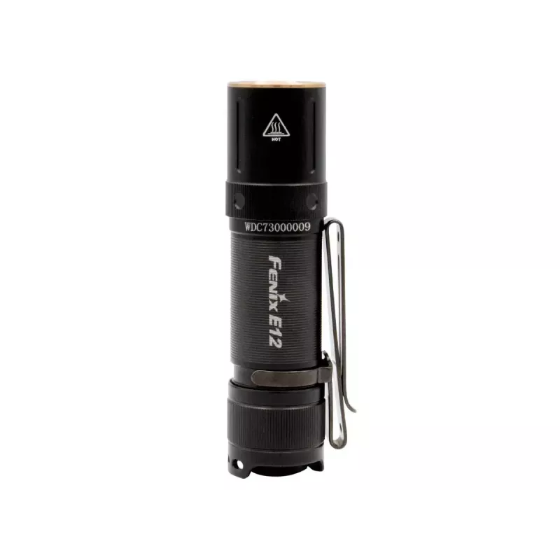 Latarka ręczna Fenix E12 V2.0 Czarna LED Aluminium IP68 50000h