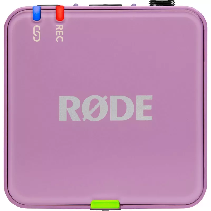 Bezprzewodowy mikrofon krawatowy Rode Wireless Go III liliowy 2.4 GHz kompaktowa konstrukcja