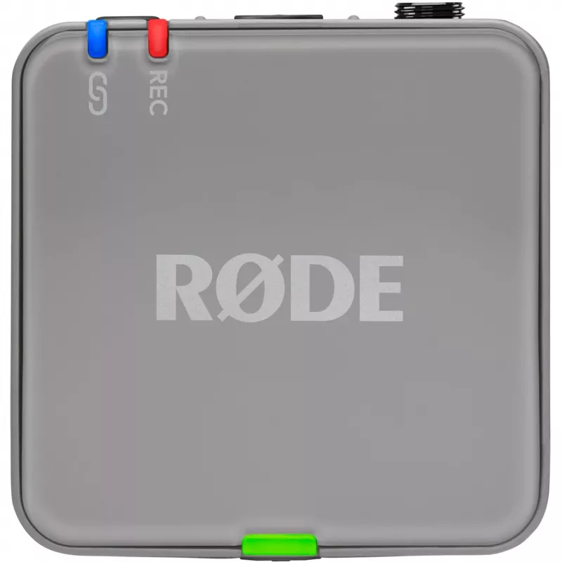 Mikrofon bezprzewodowy Rode Wireless GO III szary — kompaktowa konstrukcja, wbudowana bateria
