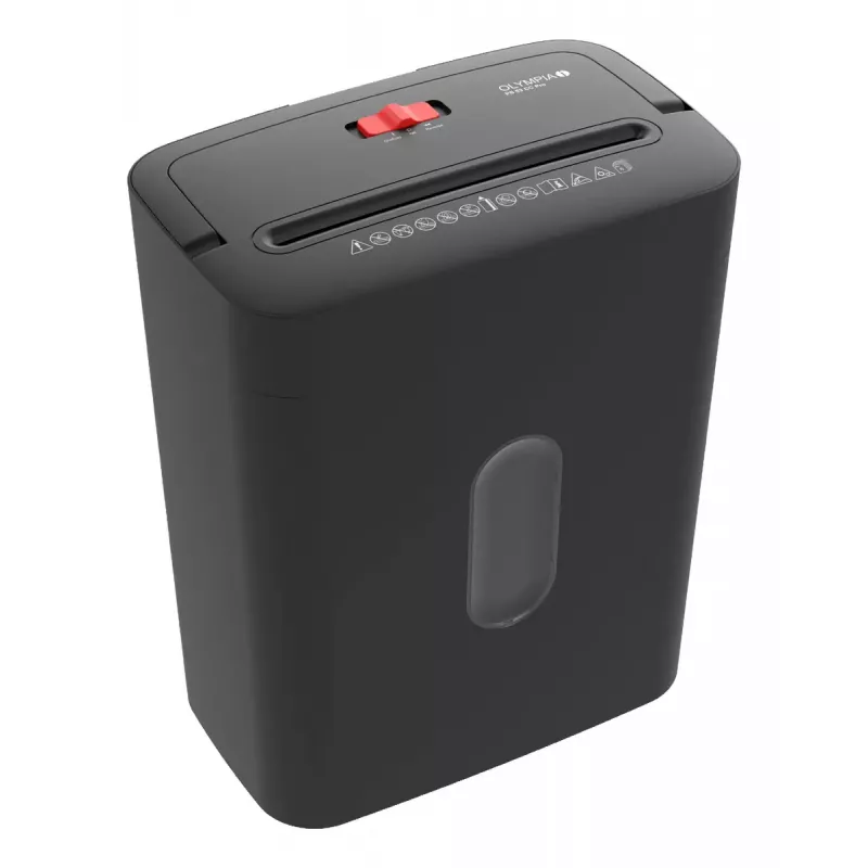 Niszczarka papieru Olympia PS 53 CC Pro — cięcie poprzeczne, kosz 15 l, 68 dB, czarna
