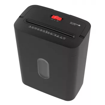 Niszczarka papieru Olympia PS 53 CC Pro — cięcie poprzeczne, kosz 15 l, 68 dB, czarna