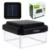 Solar LED Post Light GreenBlue GB127 WW — 3200K Neutral biały, obudowa kopertowa 80×80 mm, akumulator NiMH