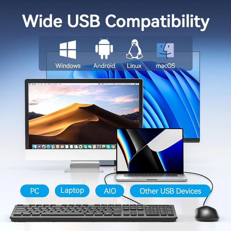 Mysz USB Optyczna CZARNA/KTABG Vention