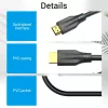 Kabel HDMI 8K/1M Czarny Aanbf Vention