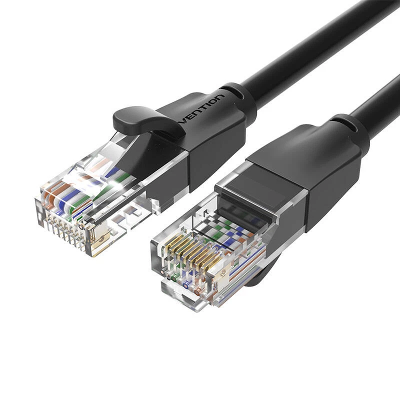 Kabel sieciowy UTP CAT6 Vention IBEBK RJ45 Ethernet 1000 Mbps 8 m (czarny)