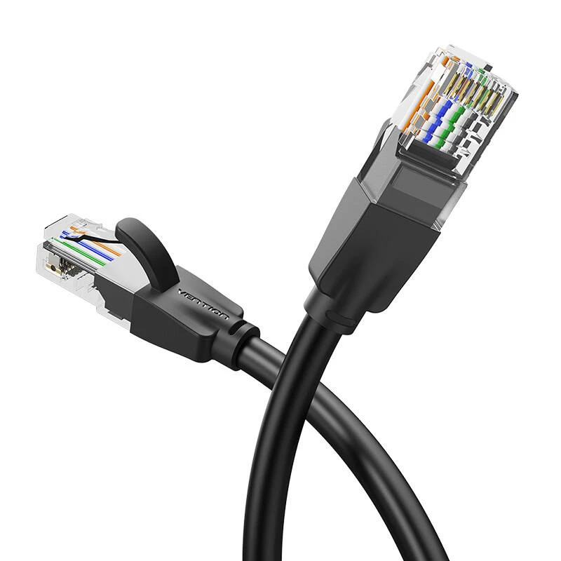 Kabel sieciowy UTP CAT6 Vention IBEBK RJ45 Ethernet 1000 Mbps 8 m (czarny)