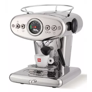 illy X1 Anniversary Maszyna do kawy mielonej i saszetek E.S.E. (stal nierdzewna)