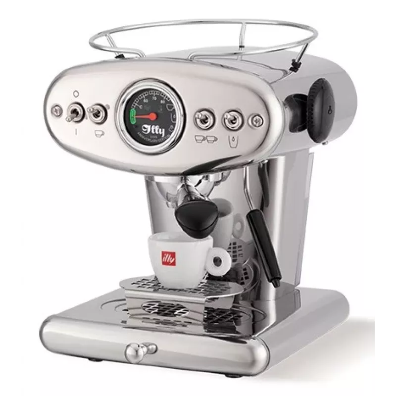 illy X1 Anniversary Maszyna do kawy mielonej i saszetek E.S.E. (stal nierdzewna)