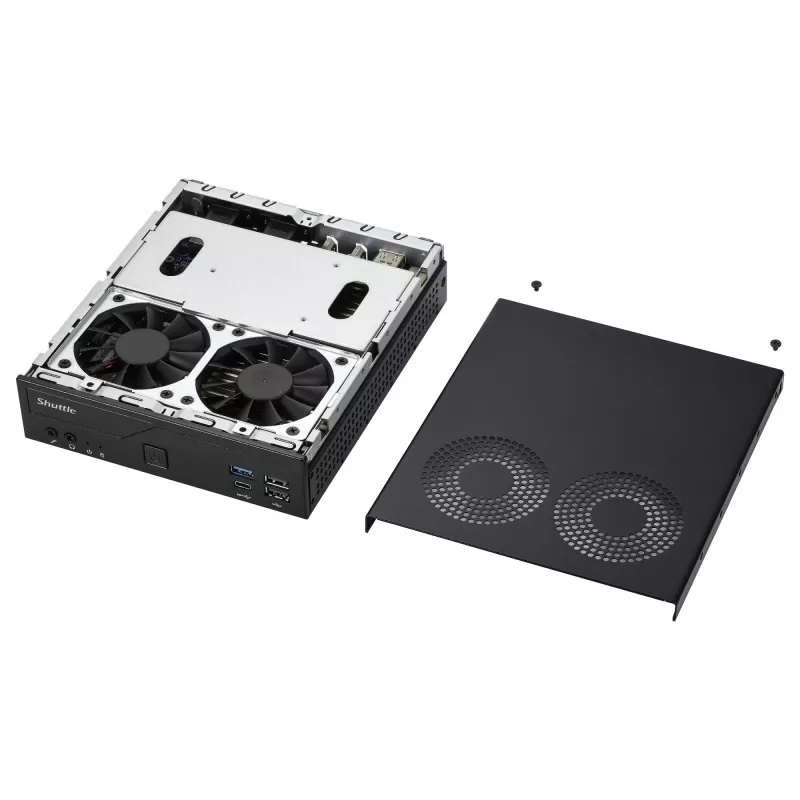 Shuttle Barebone cienki DH610V2 Intel/DDR5/Czarny - Barebone - Intel Socket 1700 (Core i)