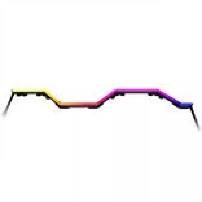 Taśma LED HYTE Noodle LN70 ARGB 70 cm, czarna