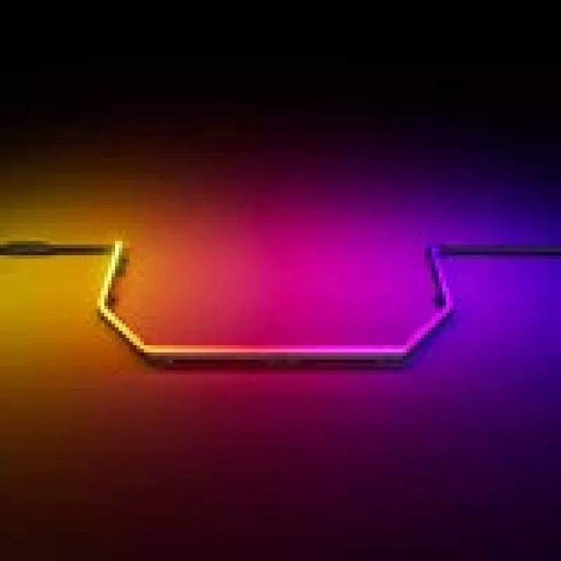 Taśma LED HYTE Noodle LN70 ARGB 70 cm, czarna