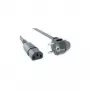 Kabel zasilający Bachmann 356.907, szary, 1 m, złącze C13
