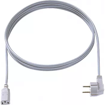 Kabel zasilający Bachmann 356.908, złącze C13 do wtyczki sieciowej, 1,5 m, szary