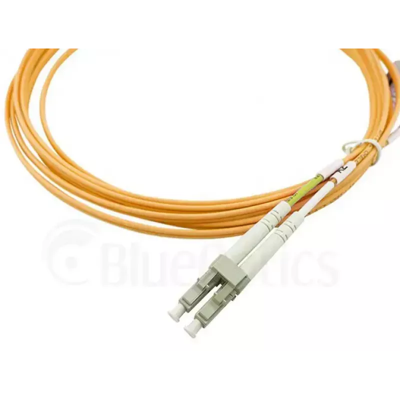 Kabel światłowodowy duplex BlueOptics CAB-MMF50-LC-LC-3-BO OM2 wielomodowy LC na LC 3 m pomarańczowy
