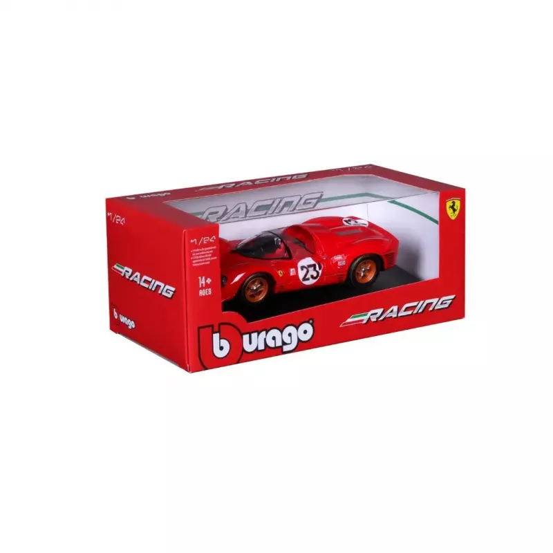 Model supersamochodu Bburago Ferrari 330 P4 Daytona, wstępnie złożony, skala 1:24