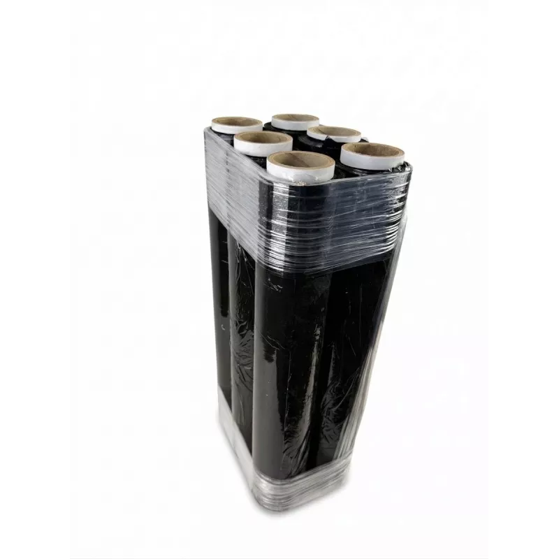 Folia stretch czarna 23mic 1,5kg x 6 BOX