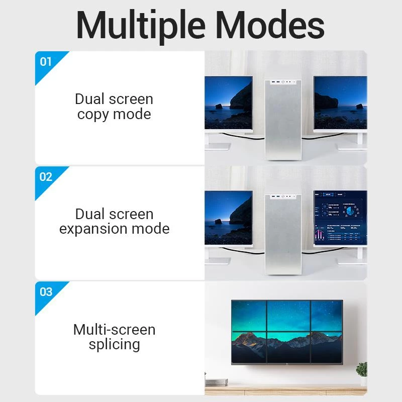 Kabel HDMI 8K/3M Czarny Aanbi Vention