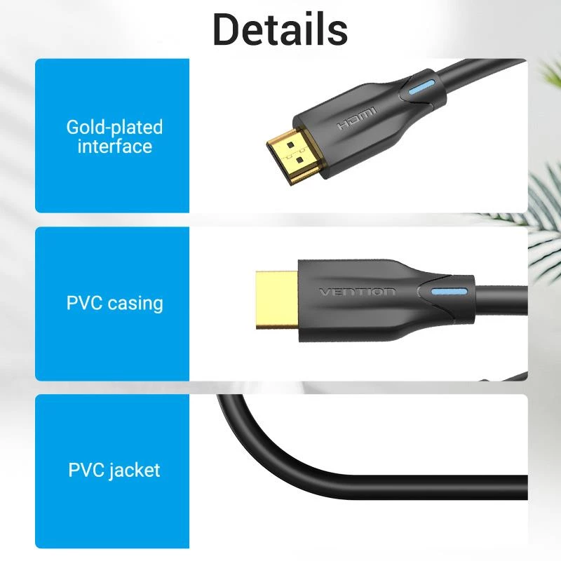 Kabel HDMI 8K/3M Czarny Aanbi Vention