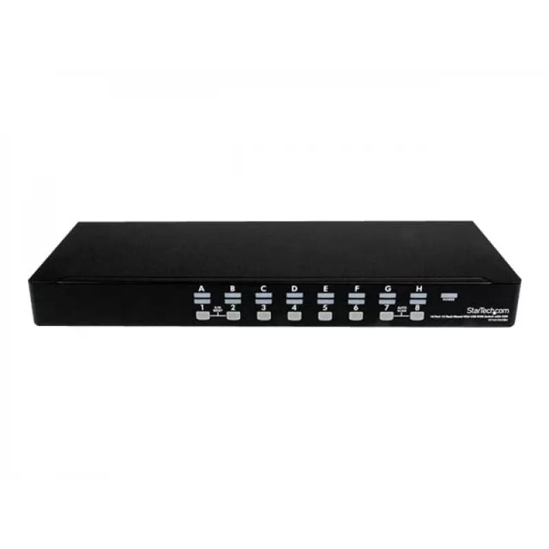 StarTech.com 16-portowy przełącznik KVM USB do montażu w szafie rack 1U z OSD (SV1631DUSBU)