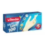 Jednorazowe rękawice lateksowe VILEDA Multi Latex 100, beżowe, rozmiar S/M, 100 szt.