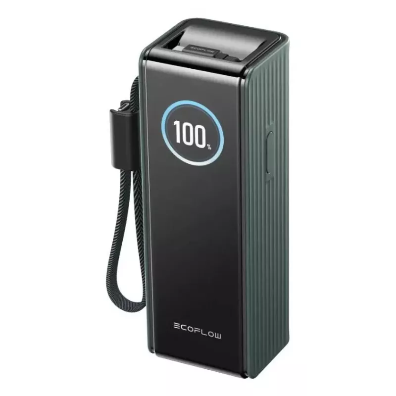 Power Bank EcoFlow RAPID 25000 mAh zielony — 170 W całkowita, 2× USB-C, 1× USB-A