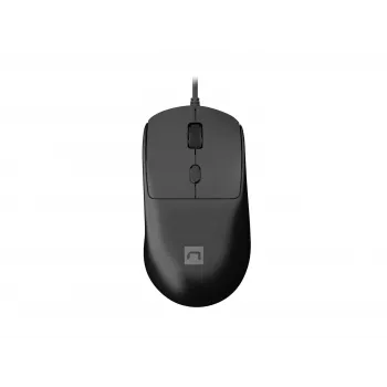 NATEC Hawk 2 przewodowa mysz laserowa, czarna, do 2400 DPI