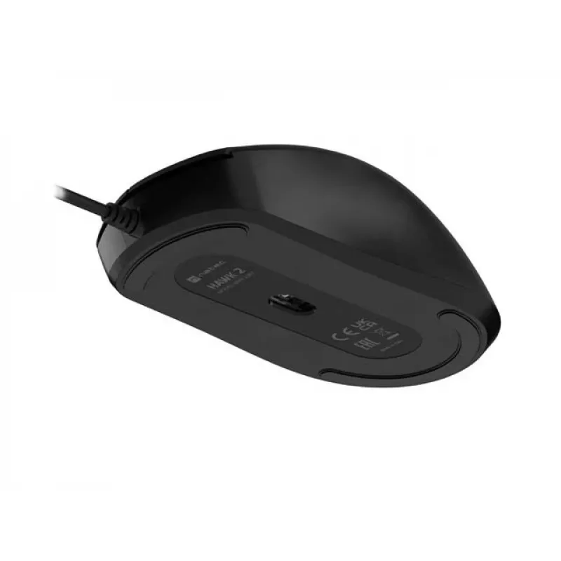 NATEC Hawk 2 przewodowa mysz laserowa, czarna, do 2400 DPI