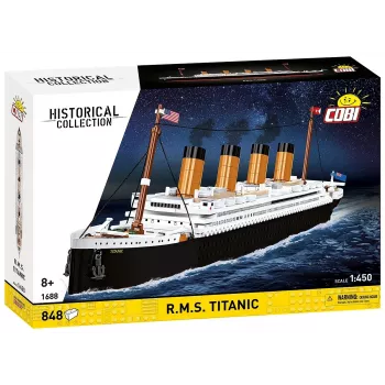 Zestaw konstrukcyjny Cobi R.M.S. Titanic model do złożenia, 848 elementów, kolekcjonerski model statku